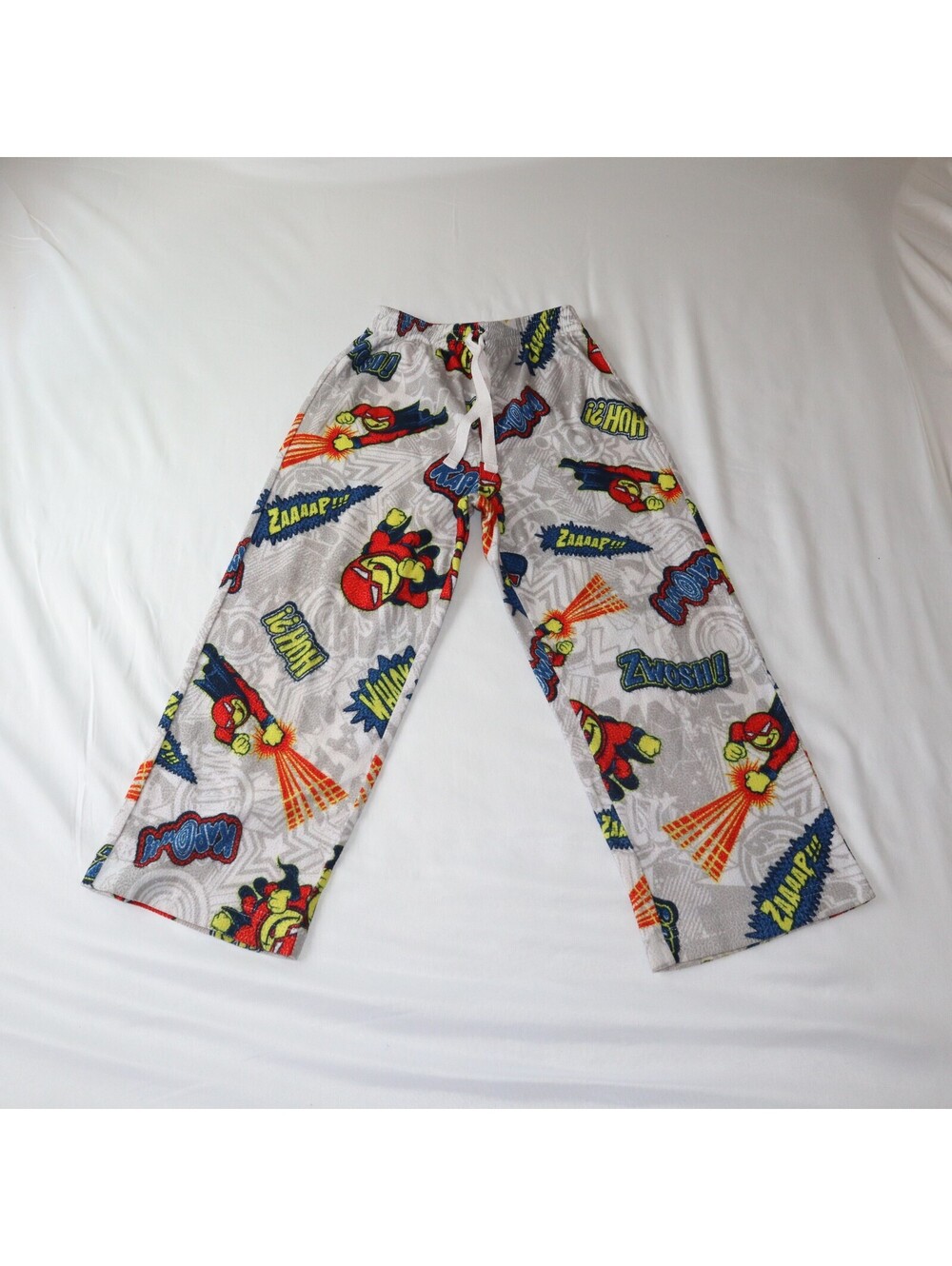 Joe Boxer Boys Lounge Pants Superhero Graphic XS Gray